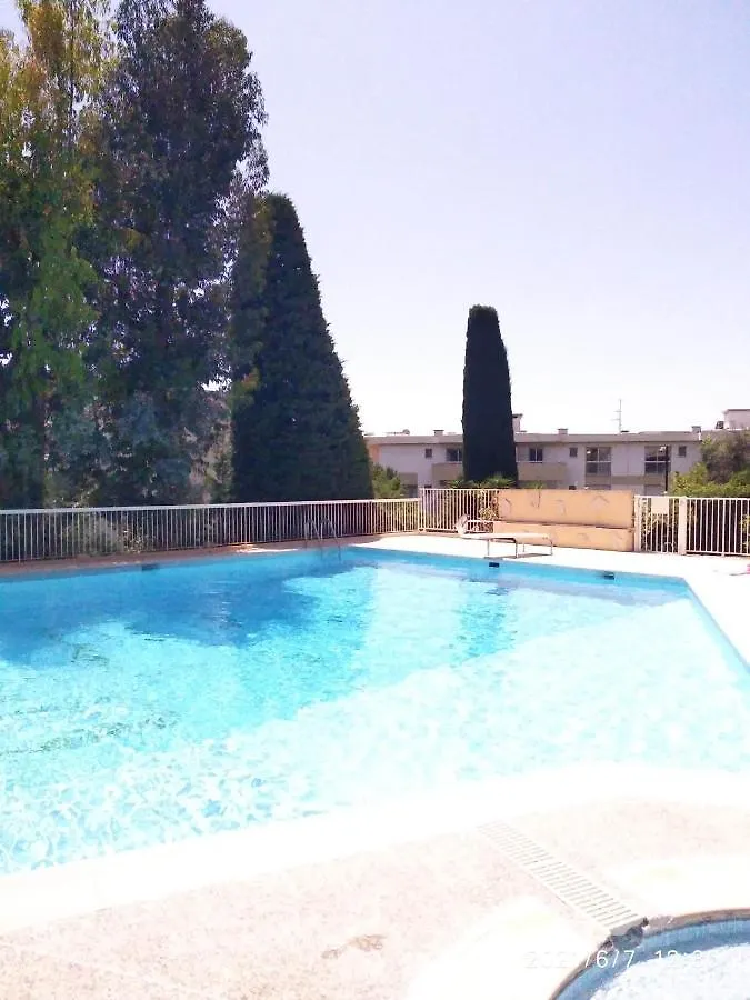 Nice- Gairaut - Jardin Prive- Grand F1 Lumineux-Piscine Collective Francia
