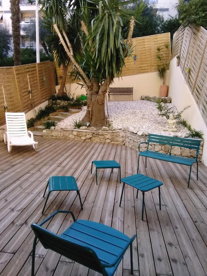 Nice- Gairaut - Jardin Prive- Grand F1 Lumineux-Piscine Collective